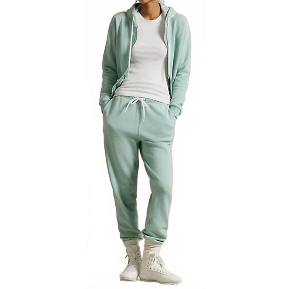 NEW POLO RALPH LAUREN island fleece athletic pant in essex green - Picture 1 of 3